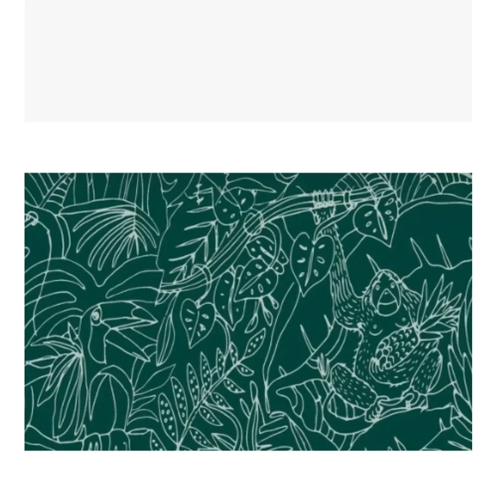 DISCONTINUED Bohemian Jungle Animals Removable Wallpaper Green Peel Stick (5)